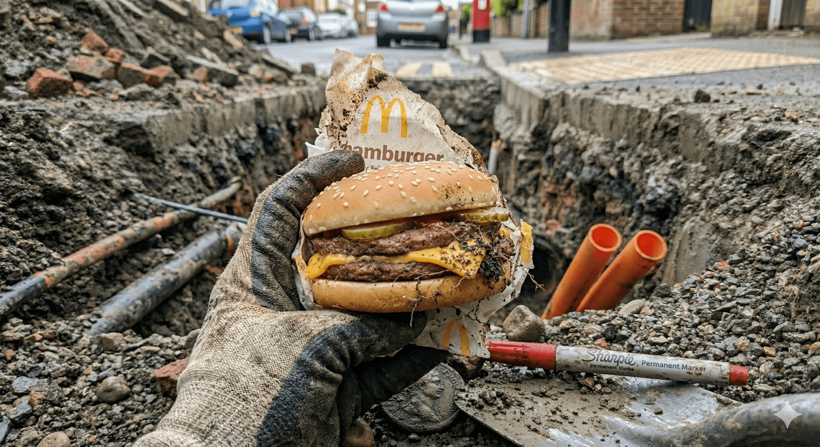 McDonald's hamburger