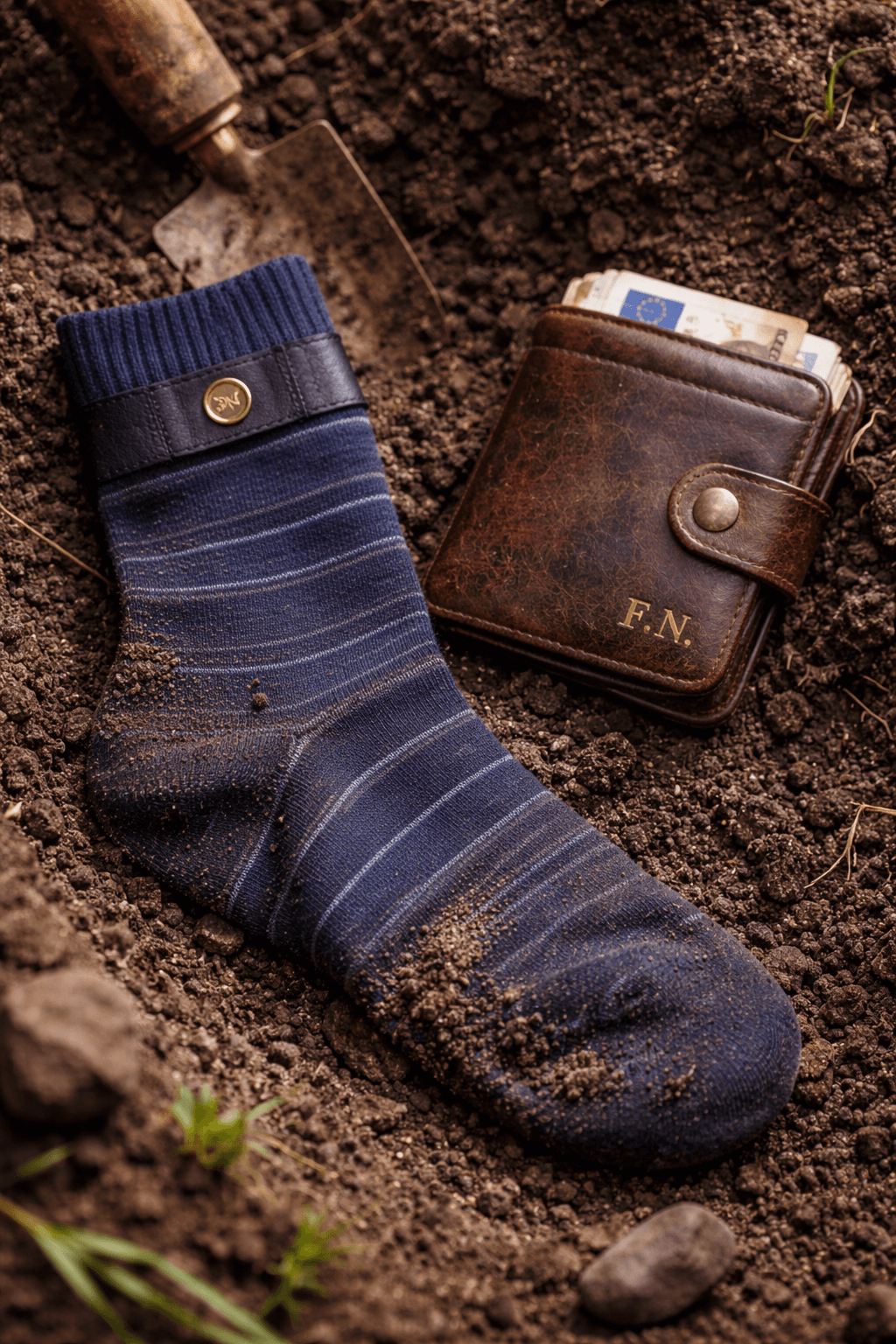 🧦 Merksok + portemonnee